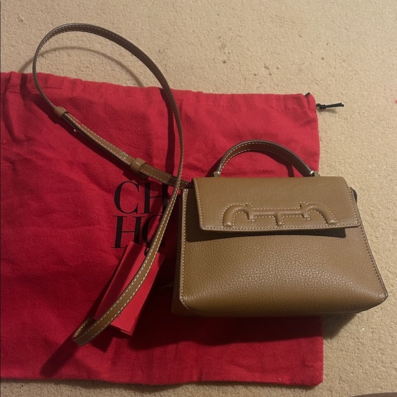Carolina Herrera Tan Mini Bag - Picture 1 of 4